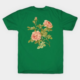 Vintage Rose Flower T-Shirt